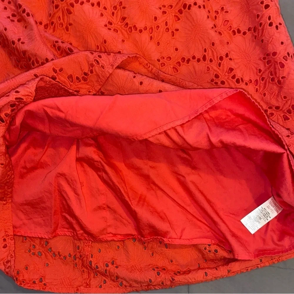 Women’s Hatley Kaia Eyelet Dress Medium Rouge Red - Picture 8 of 11